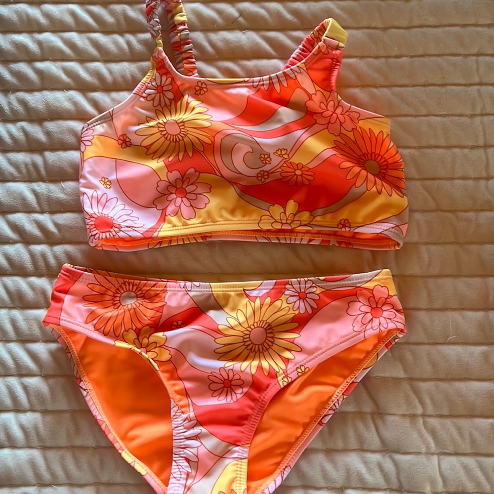 Girls two piece swimsuit.